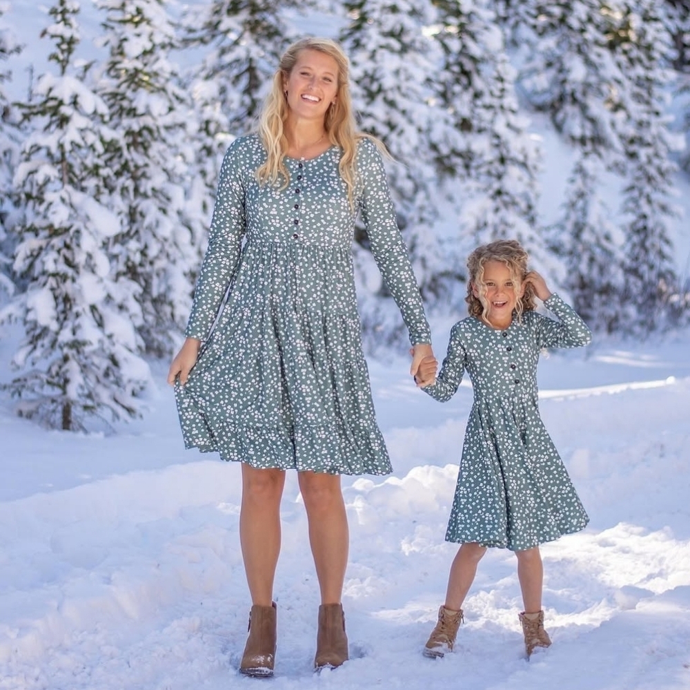 Floral Tiered Dress